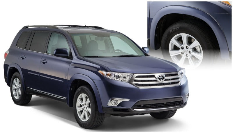 Husky Liners 11-13 Toyota Highlander (Excl. Hybrid) OE-Style Fender Flares 4pc - Black