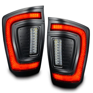 Oracle Lighting 16-23 Gen 3 Toyota Tacoma Black Series Flush Style LED Tail Lights