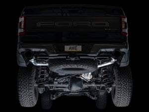 AWE Tuning Gen 3 Ford Raptor SwitchPath Exhaust - Diamond Black Tips