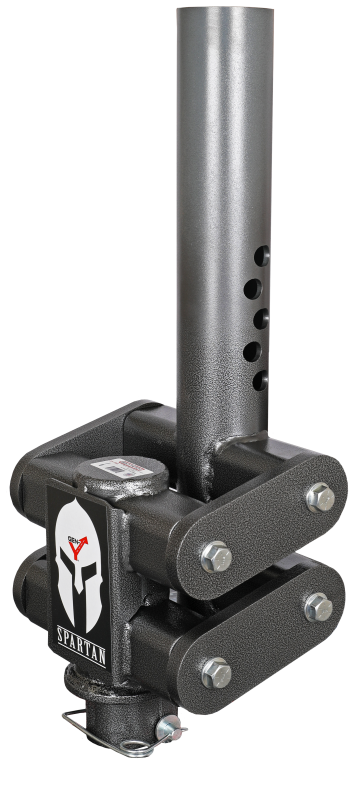 Gen-Y Spartan Torsion-Flex 5in Offset 4in RD Tube Gooseneck 2-5/16in Coupler Standard Height
