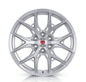 Vossen HF6-4 - 24x10in - 6x135 BP - ET 35 - 87.1 Dia - Deep - Satin Silver Wheel