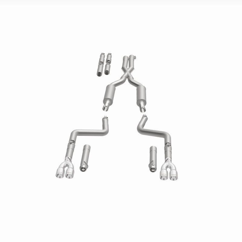 MagnaFlow 2017+ Dodge Challenger 409 SS Polished 3in Quad Tips Cat-Back Exhaust