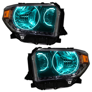 Oracle 14-17 Toyota Tundra SMD HL - Dual Halo Kit - ColorSHIFT w/ Simple Controller
