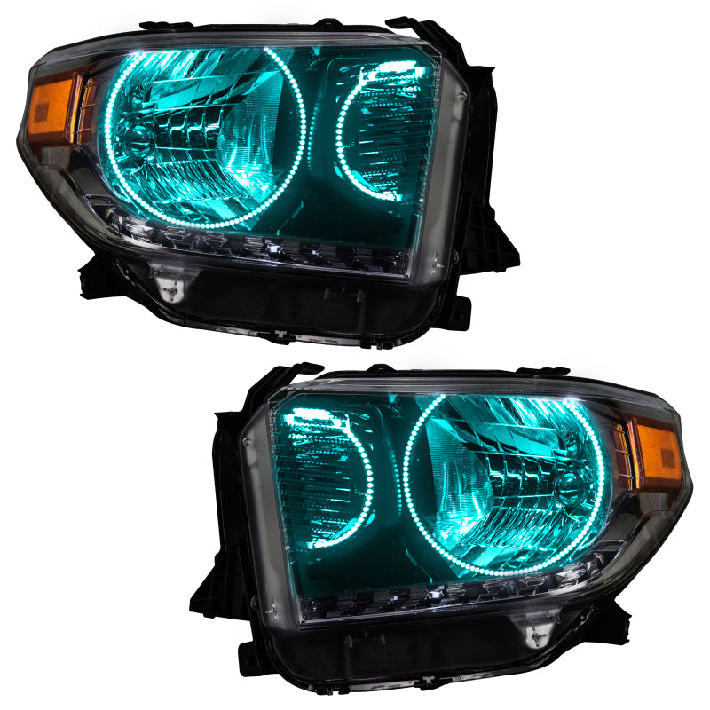 Oracle 14-17 Toyota Tundra SMD HL - Dual Halo Kit - ColorSHIFT w/ Simple Controller