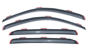 Lund 2017 Nissan Titan Crew Cab Ventvisor Elite Window Deflectors - Smoke (4 Pc.)