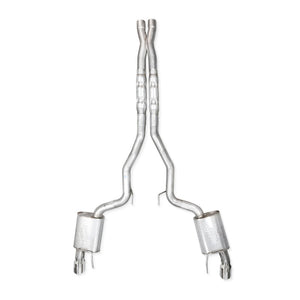 Stainless Works 2024 Mustang GT Catback Dual Tips Redline Sound X-Pipe Factory Connect Exhaust
