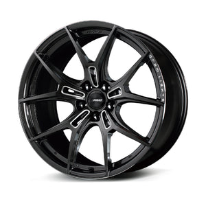 Gram Lights 57FXZ 19x8.5 +36 5x120 Super Dark Gunmetal and Machining Rim Edge DC Wheel