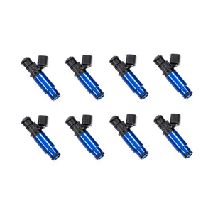 Injector Dynamics 1050cc High Impedance Injector - 60mm Length - 14mm Blue Bottom - Set of 8