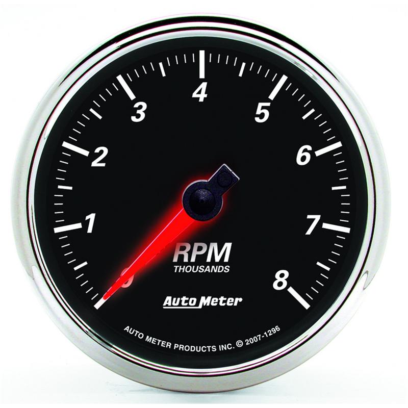 Autometer Designer Black II 3-3/8in and 2-21/16in 5 pc. Electric Speedometer Gauge