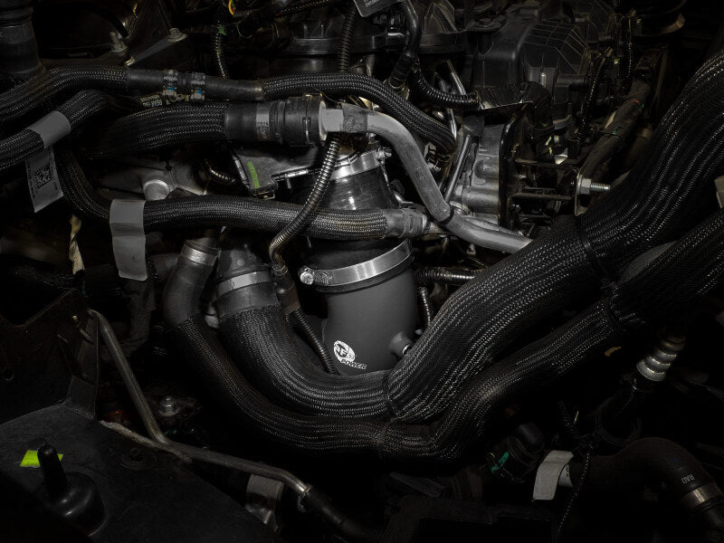 aFe BladeRunner 3in Aluminum Cold Charge Pipe Black RAM 1500 RHO 25-27 L6-3.0L (tt)