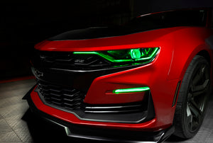 Oracle 19-21 Chevy Camaro SS/RS RGBW+A Headlight DRL Kit - ColorSHIFT w/o Controller
