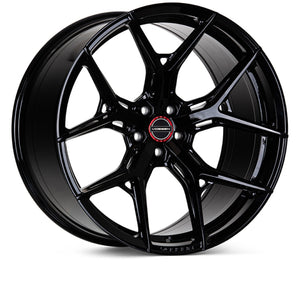 Vossen HF-5 20x10 / 5x114.3 / ET30 / 70.5 / Deep - Gloss Black