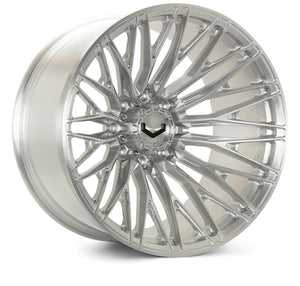 Vossen VFX-04 24x12 - 8x165.1 - ET44 - Ultra Deep - 125.1 - Brushed Gloss Clear Wheel