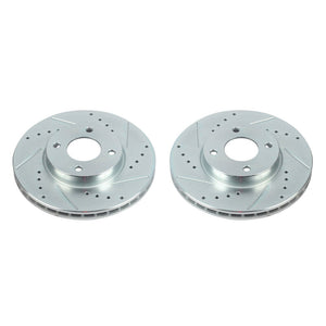 Power Stop 18-19 Nissan Kicks Front Evolution Drilled & Slotted Rotors - Pair