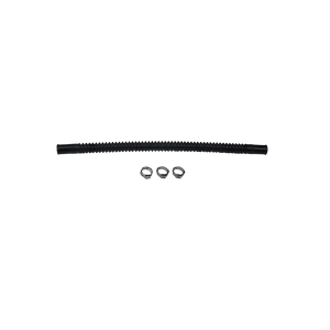 DeatschWerks Convoluted Tubing 250mm Length x 8mm ID Side 1 x 8mm ID Side 2 - Black