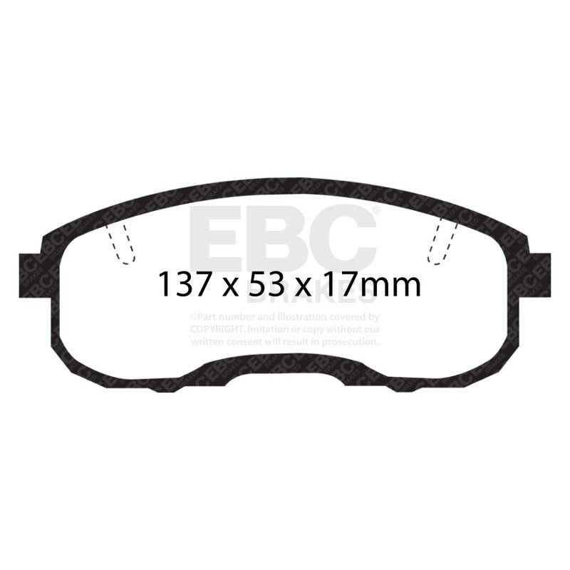EBC 95-99 Infiniti I30 3.0 Greenstuff Front Brake Pads