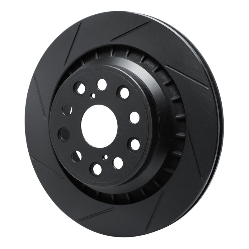 R1 07-21 Lexus LS460 Rear Left Slotted Black Brake Rotor