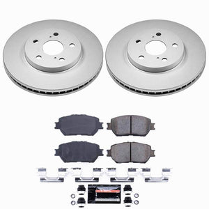 Power Stop 02-04 Toyota Camry Front Z23 Coated Brake Kit