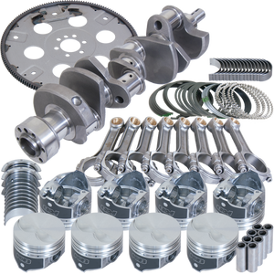 Eagle Chevy 305 1Pc 3.480in Crank 5.700in I-Beam Rods 3.796in Pistons 168 Tooth FP Balanced Assembly