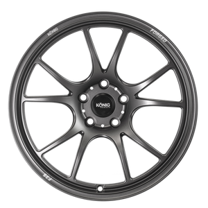 Konig Forged F3S 17x8 / 5x114.3 / ET35 - Satin Charcoal Knurled Bead