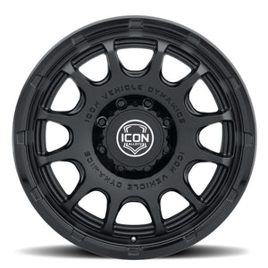 ICON Alloys Rancho 20x9 / 8x6.5 / 12mm / 5.5in BS DBL Black Wheel