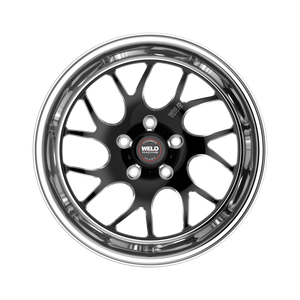 Weld S78 18x9 / 5x114.3 / 5.6 BS / 3.18 HB - Black Center - Polished Shell - Non-BL Wheel