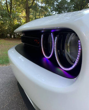 Oracle Dodge Challenger 15-21 LED Waterproof Halo Kit - ColorSHIFT w/ 2.0 Controller