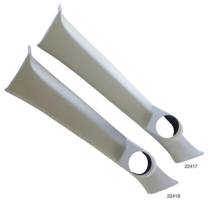 AutoMeter Gauge Mount A-Pillar Full Single 2-5/8in. Lt Gray Honda Civic (2Dr.) 92-95 Eg