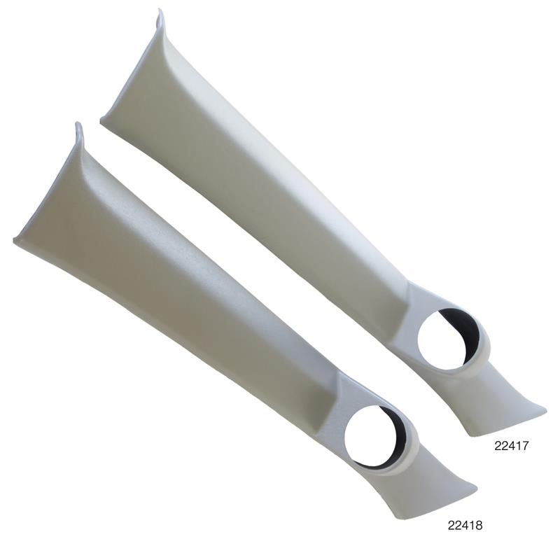 AutoMeter Gauge Mount A-Pillar Full Single 2-5/8in. Lt Gray Honda Civic (2Dr.) 92-95 Eg