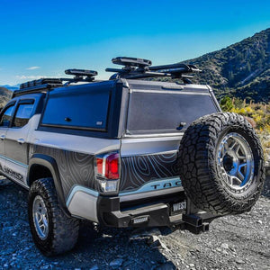 Westin EXP Truck Cap COMPLETE KIT A + BS (16-23 Toyota Tacoma 5.2ft. Bed)