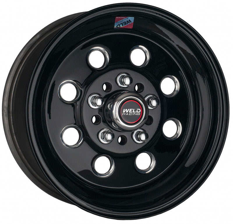 Weld Draglite 15x10/ 5x4.5 /4.75 BP / 7.5in BS Gloss Black Wheel - Non-Beadlock