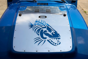Fishbone Offroad 07-12 Jeep Wrangler JK Hood Louver Raw Unpainted