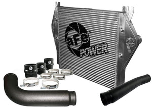 aFe BladeRunner 3in Black Intercooler Tubes Hot & Cold Side Kit for 13-14 Dodge RAM Diesel 6.7L (td)