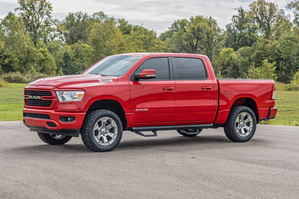Rough Country SRX2 Adj Aluminum Step Crew Cab | Ram 1500 (19-26)/1500 TRX (21-24)