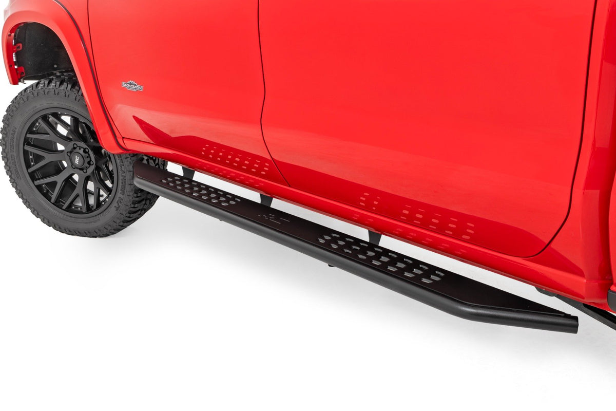 Rough Country OV2 Running Boards Side Step Bars | Crew Cab | Ram 1500 (19-26)/1500 TRX (21-24)