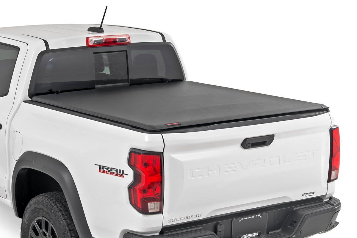 Rough Country Soft Roll Up Bed Cover 5' Bed | Chevy/GMC Canyon/Colorado 2WD/4WD (15-26)