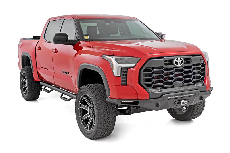 Rough Country Nerf Steps Cab Length | Crew Max | Toyota Tundra 2WD/4WD (2022-2026)