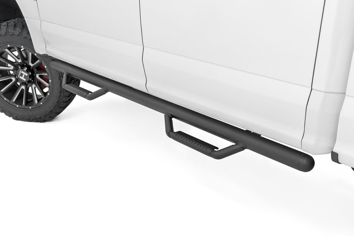 Rough Country Nerf Steps Cab Length | Crew | Ford F-150/Lightning/F-250/F-350/Raptor (15-26)