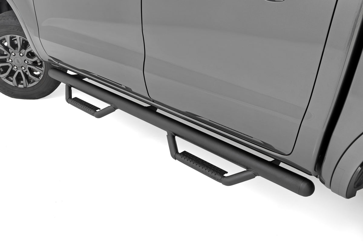 Rough Country Nerf Steps Cab Length | Crew Cab | Ford Ranger 2WD/4WD (2019-2026)