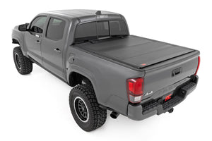 Rough Country Hard Tri-Fold Flip Up Bed Cover | Toyota Tacoma (05-15)