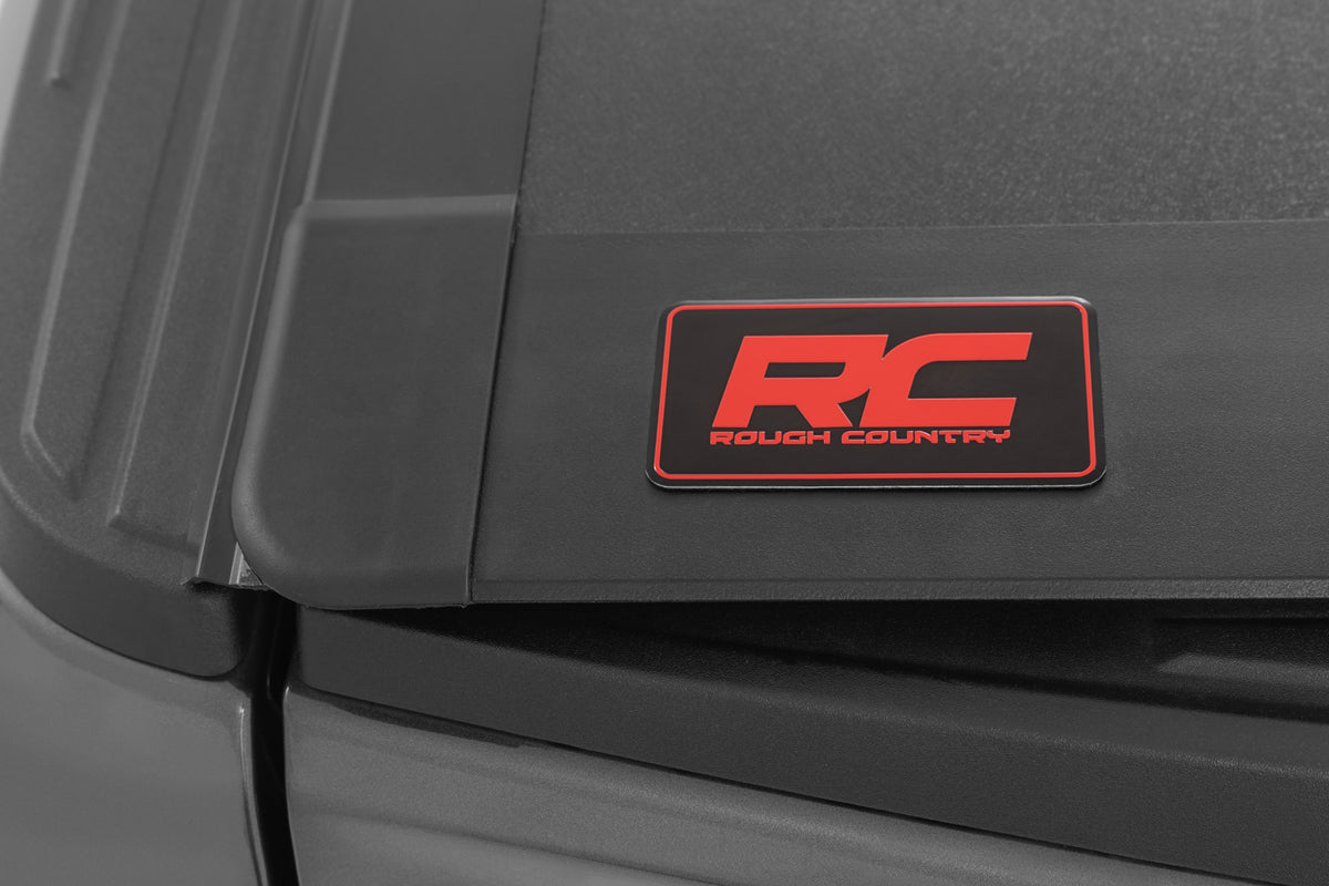 Rough Country Hard Tri-Fold Flip Up Bed Cover | Ford Ranger 2WD/4WD (19-23)