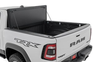 Rough Country Hard Tri-Fold Flip Up Bed Cover | Ram 1500 (19-26)/1500 TRX (21-24)