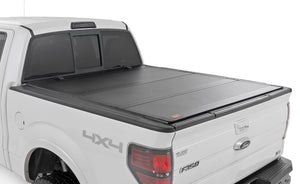 Rough Country Hard Tri-Fold Flip Up Bed Cover | Ford F-150 2WD/4WD (04-14)