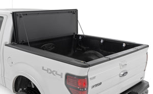 Rough Country Hard Tri-Fold Flip Up Bed Cover | Ford F-150 2WD/4WD (04-14)