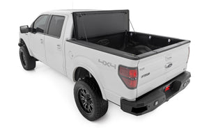Rough Country Hard Tri-Fold Flip Up Bed Cover | Ford F-150 2WD/4WD (04-14)