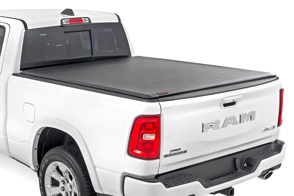 Rough Country Soft Roll Up Bed Cover | Ram 1500 (19-26)/1500 TRX (21-24)