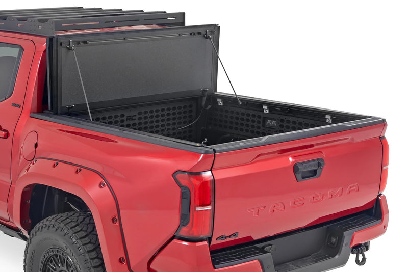 Rough Country Hard Tri-Fold Flip Up Bed Cover | Toyota Tacoma 2WD/4WD (2024-2026)