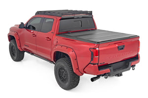 Rough Country Hard Tri-Fold Flip Up Bed Cover | Toyota Tacoma 2WD/4WD (2024-2026)