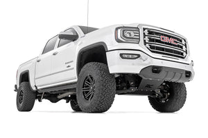 Rough Country 7 Inch Stamped Steel LCA Lift Kit Forged UCA | Bracket | Chevy/GMC 1500 (16-18)