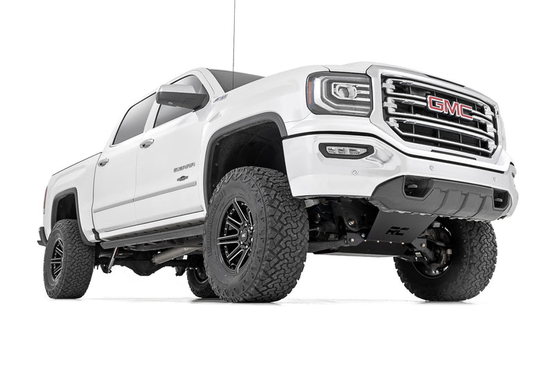 Rough Country 7 Inch Stamped Steel LCA Lift Kit Forged UCA | Bracket | Chevy/GMC 1500 (16-18)